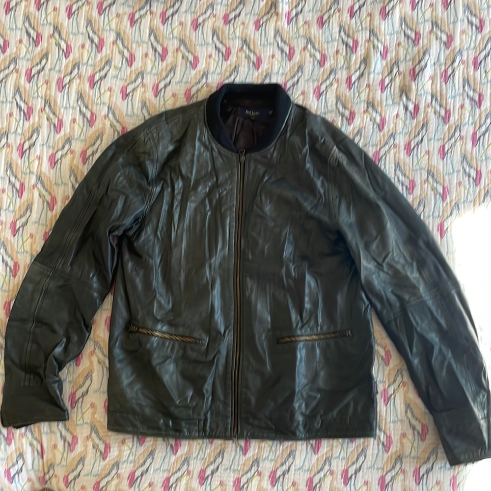 Paul Smith L leather jacket